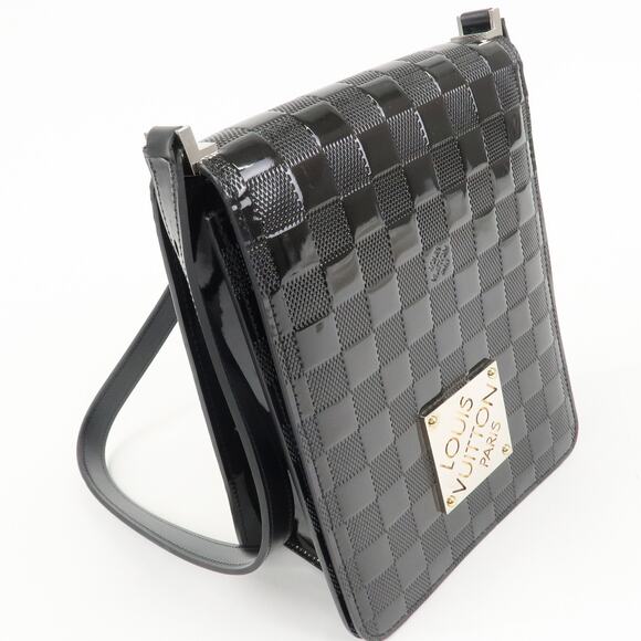 💎✨BEAUTIFUL✨💎Authentic Louis Vuitton Damier Vernis Club Shoulder Bag Noir - Picture 5 of 16